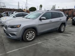 Salvage cars for sale at Wilmington, CA auction: 2019 Jeep Cherokee Latitude