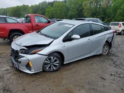 Salvage cars for sale at North Billerica, MA auction: 2018 Toyota Prius Prime