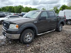 Salvage trucks for sale at Chalfont, PA auction: 2006 Ford F150 Supercrew