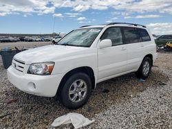 Salvage cars for sale from Copart Magna, UT: 2007 Toyota Highlander Sport