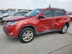 Salvage cars for sale from Copart Grand Prairie, TX: 2014 Toyota Rav4 Limited