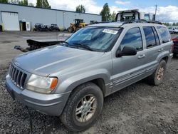 Salvage cars for sale from Copart Portland, OR: 2000 Jeep Grand Cherokee Limited