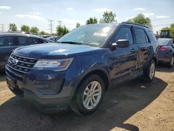 Salvage cars for sale at Elgin, IL auction: 2017 Ford Explorer