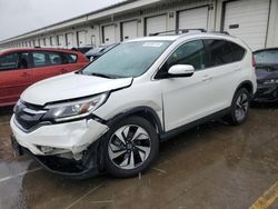 Salvage Cars with No Bids Yet For Sale at auction: 2016 Honda CR-V Touring