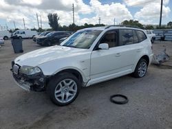 Salvage cars for sale at Miami, FL auction: 2008 BMW X3 3.0SI