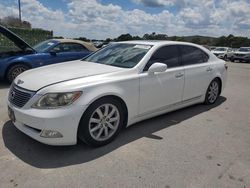 Salvage cars for sale from Copart Orlando, FL: 2007 Lexus LS 460L