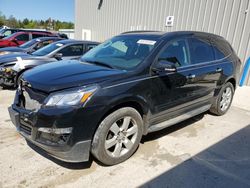 Salvage cars for sale at Franklin, WI auction: 2017 Chevrolet Traverse LT