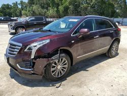 Salvage cars for sale at Ocala, FL auction: 2017 Cadillac XT5 Luxury