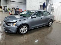Salvage cars for sale at Ham Lake, MN auction: 2014 Volkswagen Jetta TDI