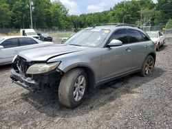 Salvage cars for sale from Copart Finksburg, MD: 2004 Infiniti FX35