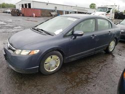 Salvage cars for sale at New Britain, CT auction: 2008 Honda Civic Hybrid