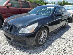 Salvage cars for sale at Montgomery, AL auction: 2008 Infiniti G35