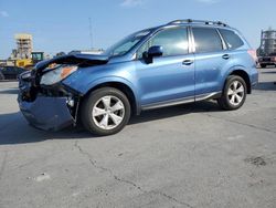 Salvage cars for sale at New Orleans, LA auction: 2015 Subaru Forester 2.5I Premium