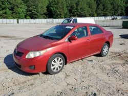 Salvage cars for sale at Gainesville, GA auction: 2009 Toyota Corolla Base