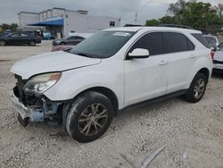 Vehiculos salvage en venta de Copart Opa Locka, FL: 2017 Chevrolet Equinox LT