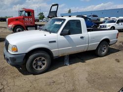 Salvage trucks for sale at Woodhaven, MI auction: 2011 Ford Ranger