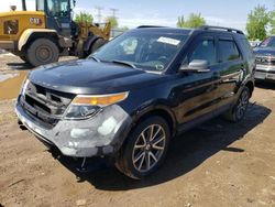 Salvage cars for sale from Copart Elgin, IL: 2015 Ford Explorer XLT
