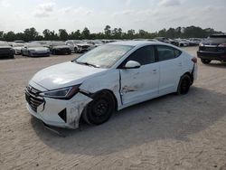 Salvage cars for sale at Houston, TX auction: 2019 Hyundai Elantra SE