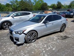 Salvage cars for sale from Copart Madisonville, TN: 2017 Infiniti Q50 Base