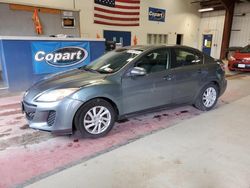 Salvage cars for sale from Copart Angola, NY: 2012 Mazda 3 I