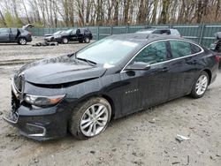 Salvage cars for sale from Copart Candia, NH: 2018 Chevrolet Malibu LT