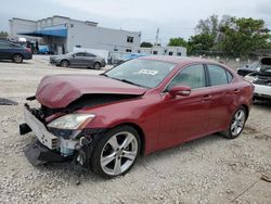 Salvage cars for sale at Opa Locka, FL auction: 2013 Lexus IS 250