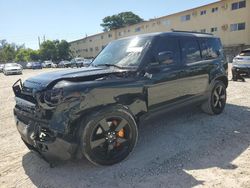 Salvage cars for sale at Opa Locka, FL auction: 2023 Land Rover Defender 110 SE