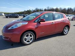 Salvage cars for sale at Brookhaven, NY auction: 2012 Nissan Leaf SV