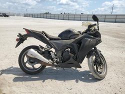 Salvage motorcycles for sale at Jacksonville, FL auction: 2012 Honda CBR250 R