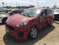 Salvage cars for sale at Dyer, IN auction: 2018 KIA Sportage LX