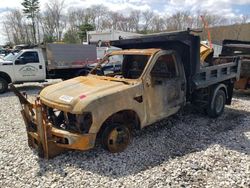 Salvage trucks for sale at West Warren, MA auction: 2008 Ford F350 Super Duty