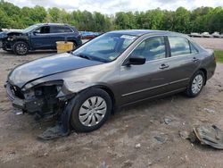 Salvage cars for sale at Charles City, VA auction: 2007 Honda Accord EX