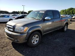 Salvage cars for sale at East Granby, CT auction: 2006 Toyota Tundra Double Cab SR5