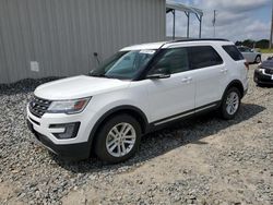 Salvage cars for sale at Tifton, GA auction: 2017 Ford Explorer XLT