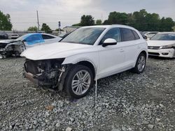 Salvage cars for sale at Mebane, NC auction: 2018 Audi Q5 Premium Plus