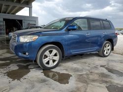 Salvage cars for sale at West Palm Beach, FL auction: 2008 Toyota Highlander Limited