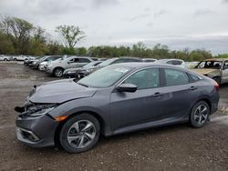 Salvage cars for sale at Des Moines, IA auction: 2019 Honda Civic LX