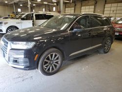Salvage cars for sale at Blaine, MN auction: 2017 Audi Q7 Premium Plus