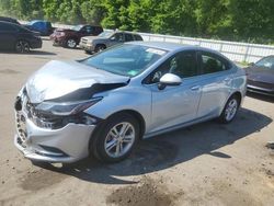 Salvage cars for sale at Glassboro, NJ auction: 2017 Chevrolet Cruze LT