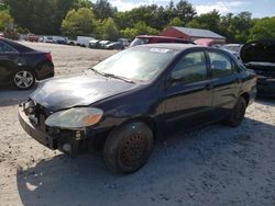 Salvage cars for sale from Copart Mendon, MA: 2006 Toyota Corolla CE