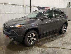 Salvage cars for sale at Avon, MN auction: 2015 Jeep Cherokee Trailhawk