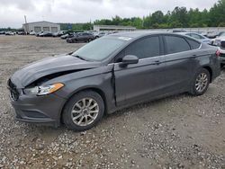 Salvage cars for sale from Copart Memphis, TN: 2017 Ford Fusion S