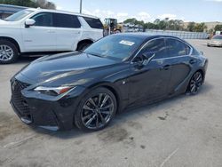 Lexus is 350 f s salvage cars for sale: 2024 Lexus IS 350 F Sport Design