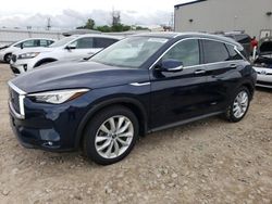 Salvage cars for sale from Copart Appleton, WI: 2019 Infiniti QX50 Essential