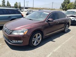 Salvage cars for sale from Copart Rancho Cucamonga, CA: 2012 Volkswagen Passat SEL