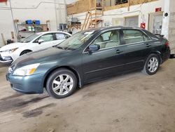 Salvage cars for sale at Ham Lake, MN auction: 2005 Honda Accord EX