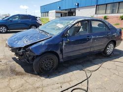 Salvage cars for sale at Woodhaven, MI auction: 2003 Toyota Corolla CE