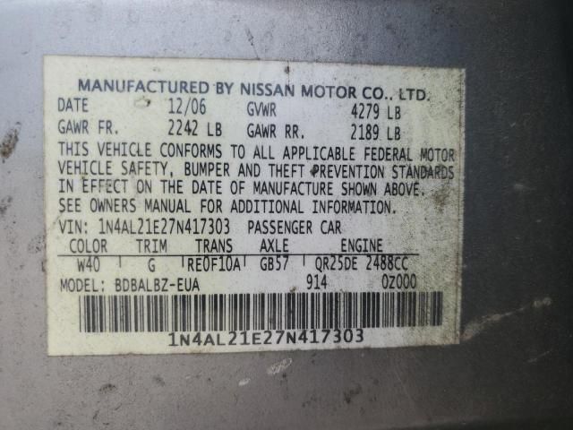 2007 Nissan Altima 2.5