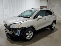 Salvage cars for sale at Leroy, NY auction: 2016 Chevrolet Trax 1LT