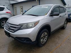 Salvage cars for sale at Pekin, IL auction: 2014 Honda CR-V LX